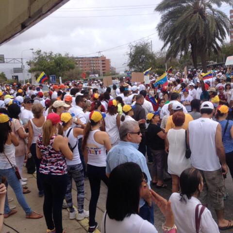 Así transcurrió la marcha en Nueva Esparta (Fotos)