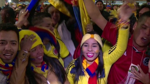 hinchas colombianos