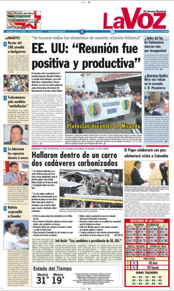 PORTADA LA VOZ