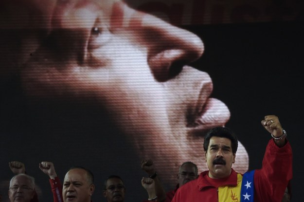 En la foto: Diosdado Cabello y Nicolás Maduro durante el congreso anual del PSUV. / BuzzFeed