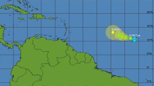 tormenta tropical Danny