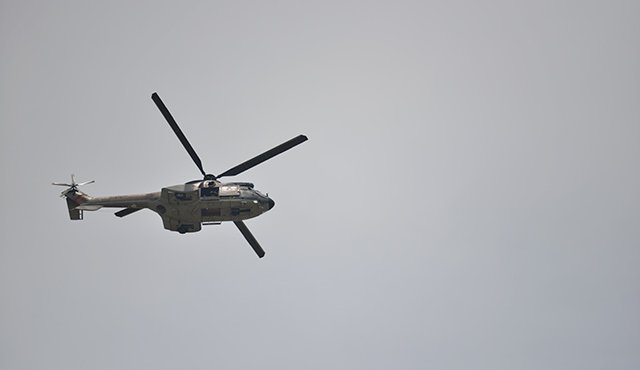 Este es el helicóptero que ingresó al espacio aéreo colombiano con el Jorge Arreaza y José Vielma Mora.