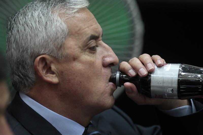 ¡Cansado y triste! Así estuvo Pérez Molina este viernes frente al juez (Fotos)