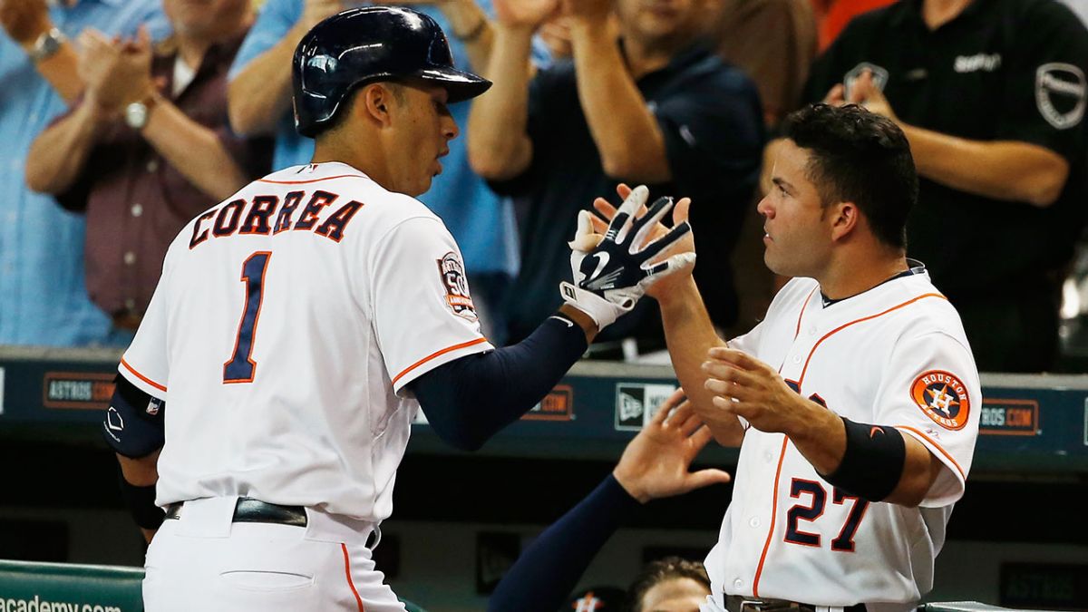 José Altuve y Carlos Correa fueron los verdugos de los Rangers de Texas