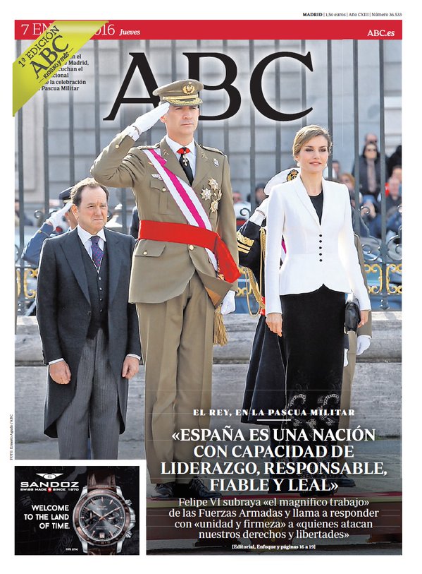 Portadas de la prensa internacional de este jueves 7 de enero de 2016