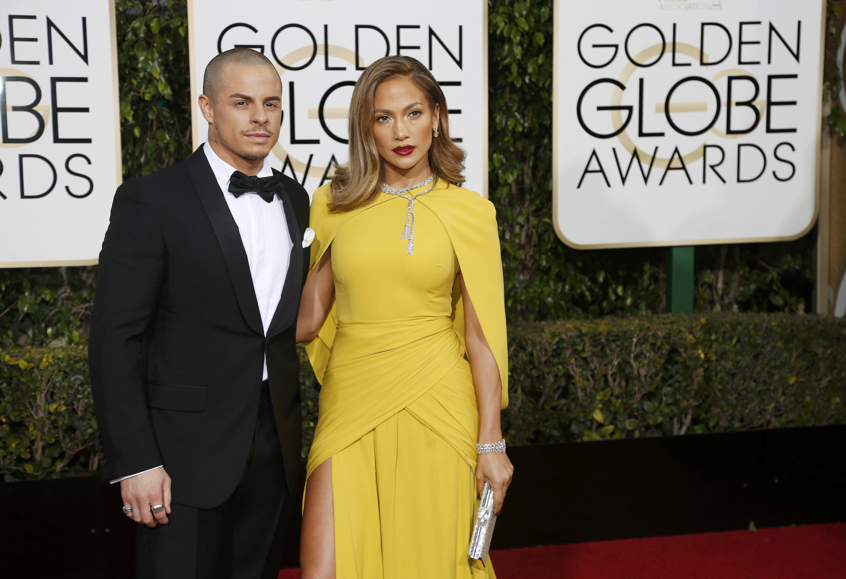 Jennifer López muy bien acompañada en los #GoldenGlobes