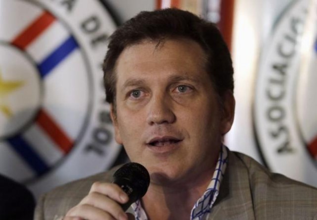 Alejandro Domínguez, presidente de la Asociación Paraguaya de Fútbol. Foto: Reuters