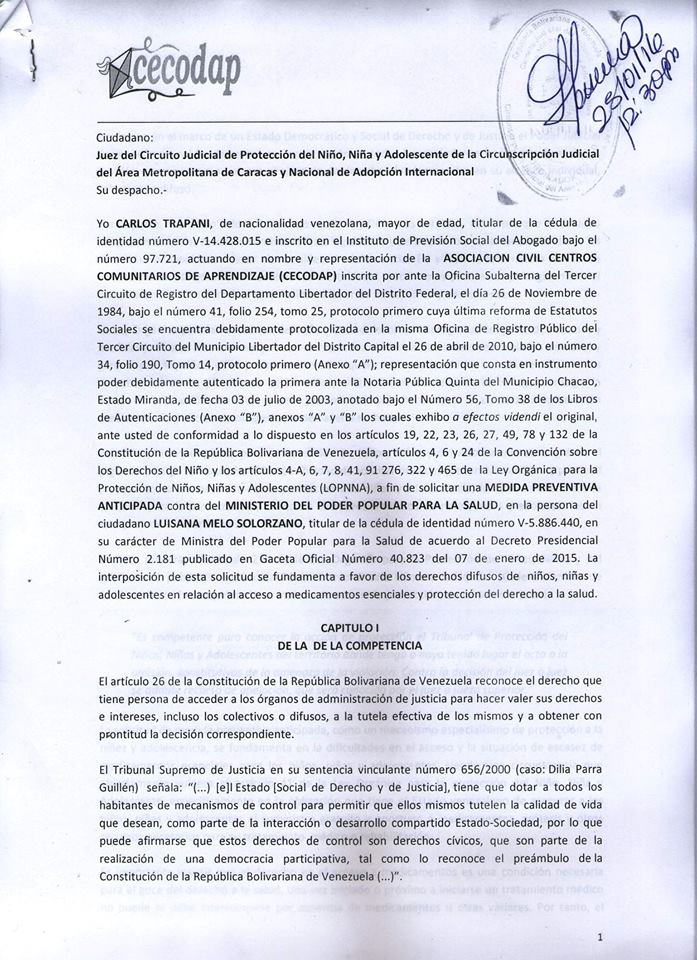 Cecodap solicitó medidas preventivas por el desabastecimiento de medicamentos pediátricos