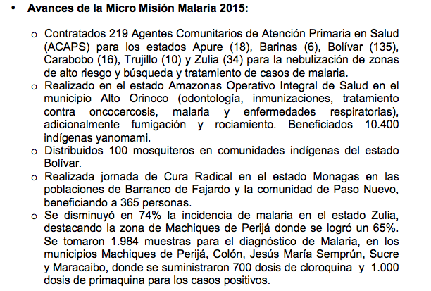 mision malaria