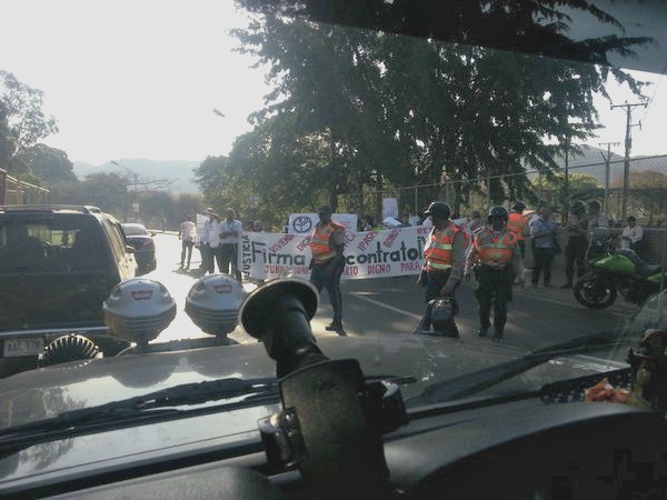 protesta caracas docentes