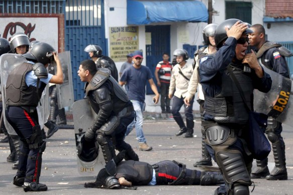 protesta tachira policias arrollados