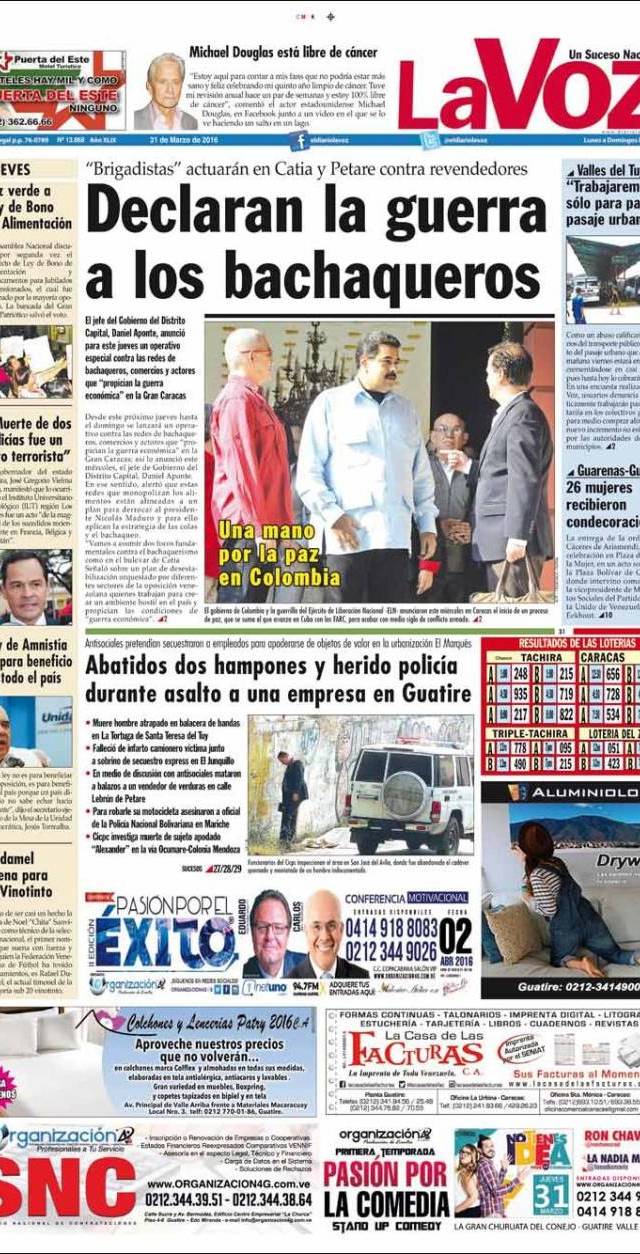 PORTADA LA VOZ