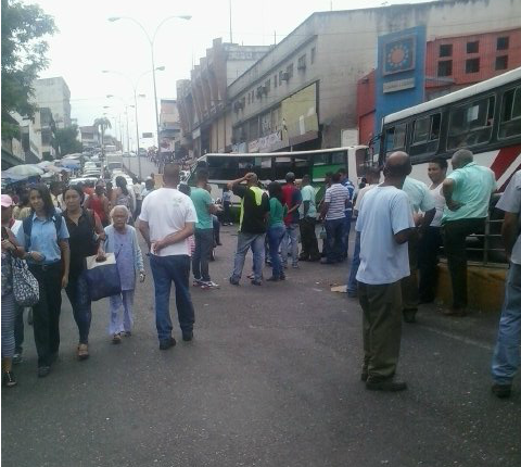 protesta Transporte guatire