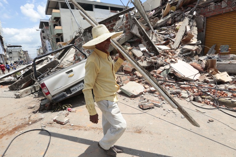 En VIDEO: El potente terremoto de Ecuador registrado por las cámaras