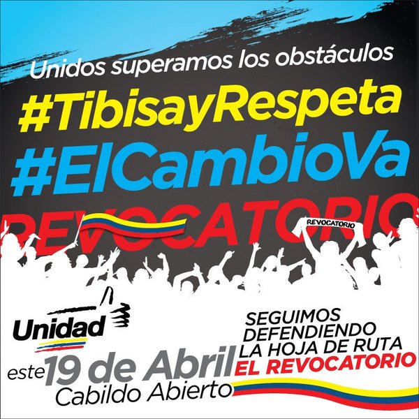 Unidad realiza cabildo abierto este #19A