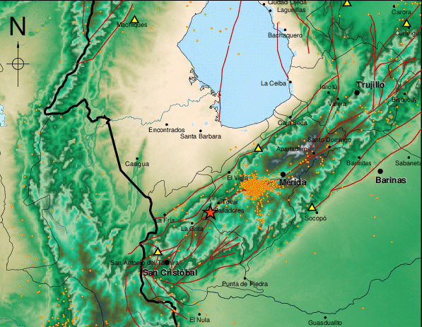 sismo Bailadores