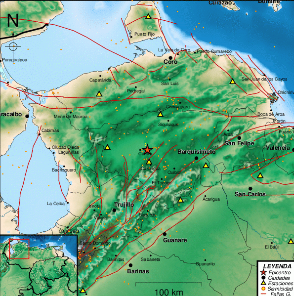 sismo Carora