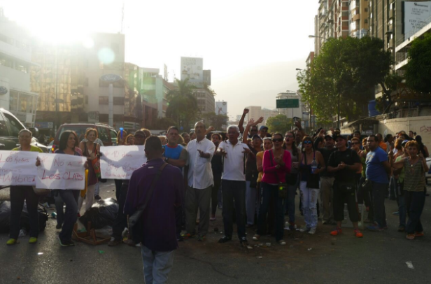 Así fue la protesta en rechazo a la escasez y los Clap en Los Cortijos