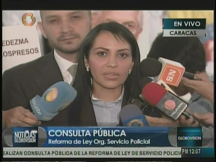 Delsa Solórzano: Reforma a la Ley de Policía eliminará intervenciones por razones políticas