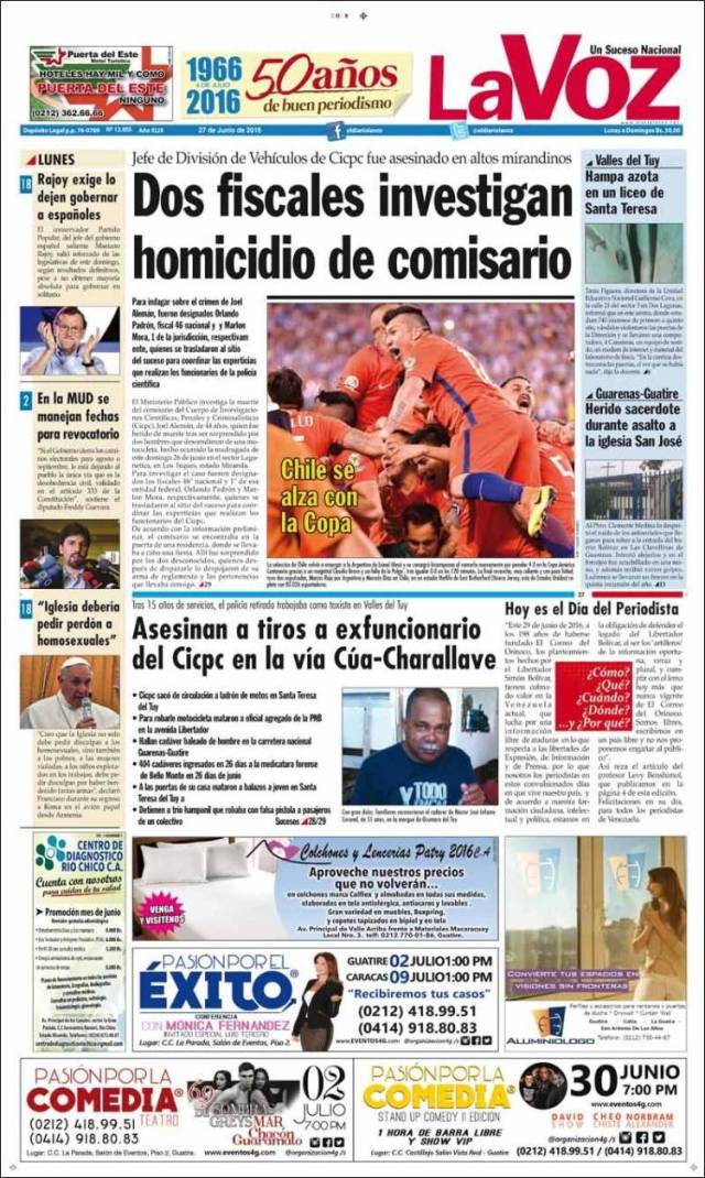 PORTADA LA VOZ