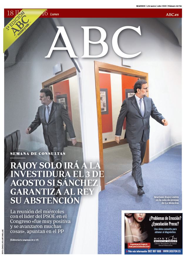 Portadas de la prensa internacional de este lunes 18 de julio de 2016