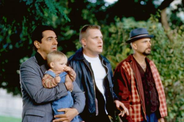 BABY'S DAY OUT, Joe Mantegna, Adam Robert Worton, / Jacob Joseph Worton, Brian Haley, Joe Pantoliano, 1994. TM & ©20th Century Fox. All rights reserved