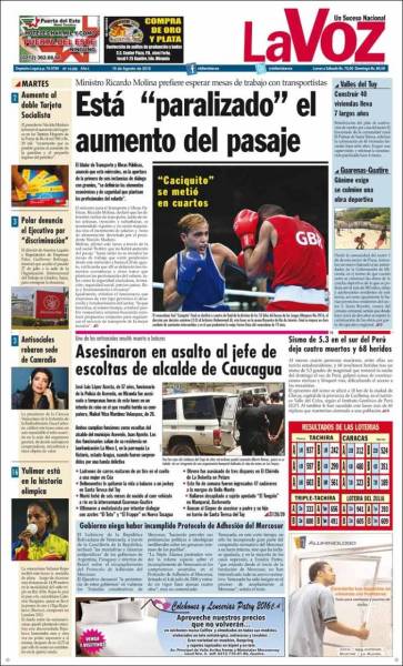 PORTADA LA VOZ