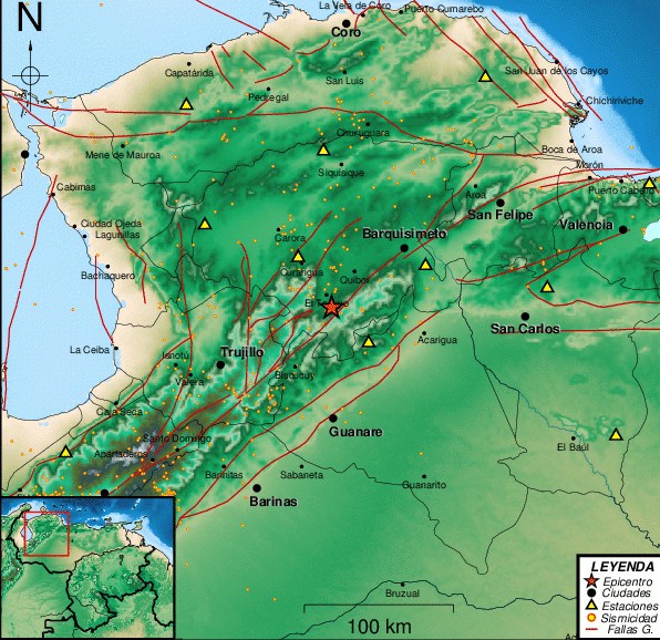 Sismo de magnitud 3,1 se registró en El Tocuyo