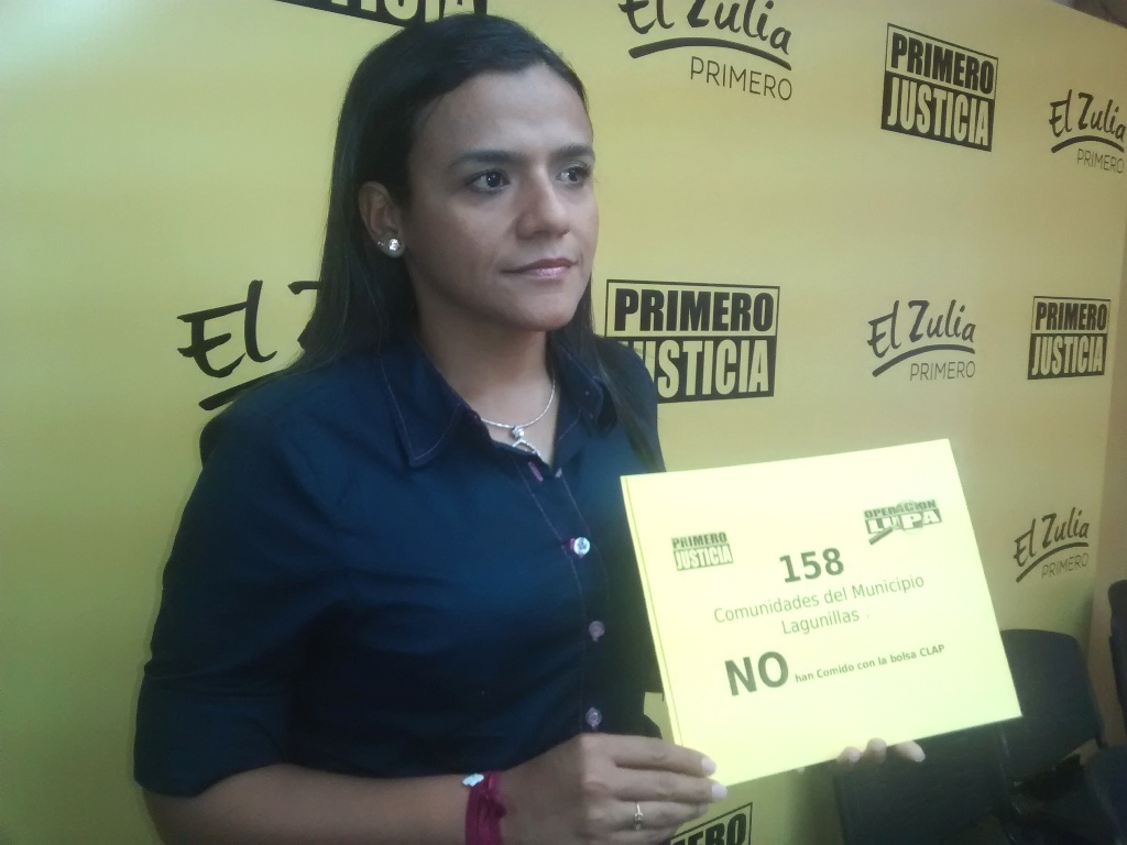 Elayne Pire: En Lagunillas sólo el 16% de las comunidades han recibidos los CLAP