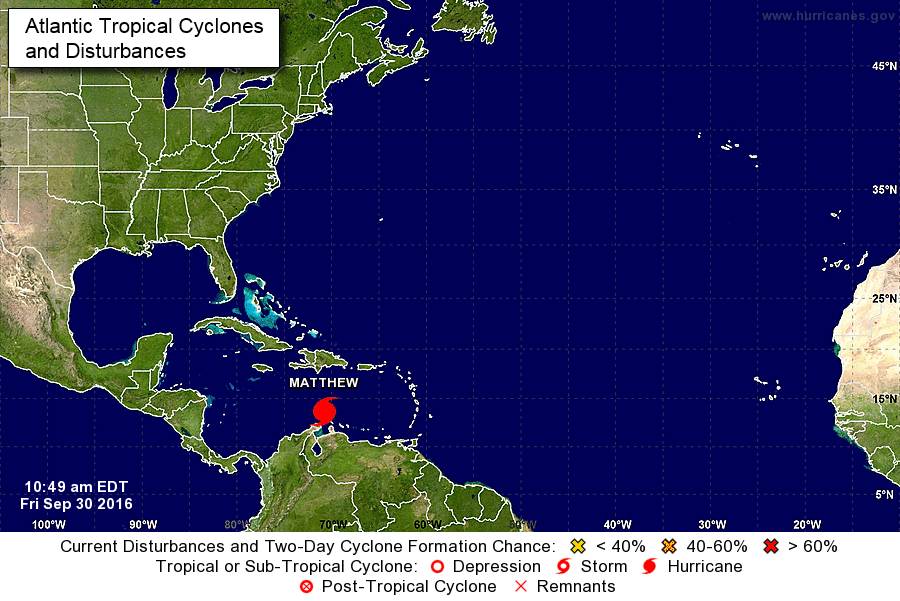 Matthew se fortalece a huracán categoría 3