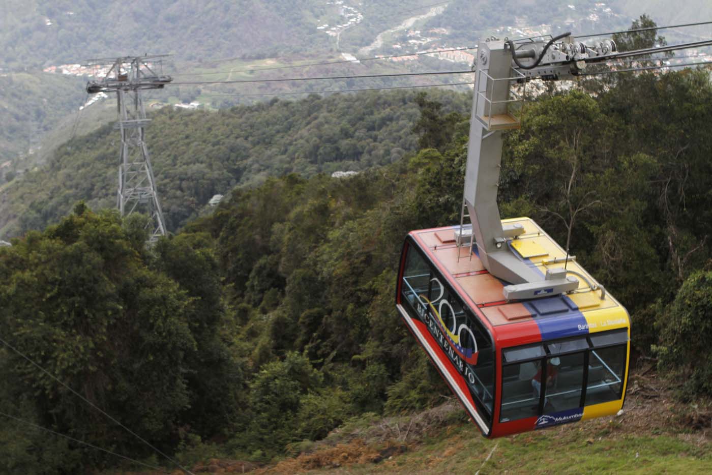 Teleférico de Mérida reanudó sus ascensos de turistas hasta la estación de Loma Redonda #24Ago