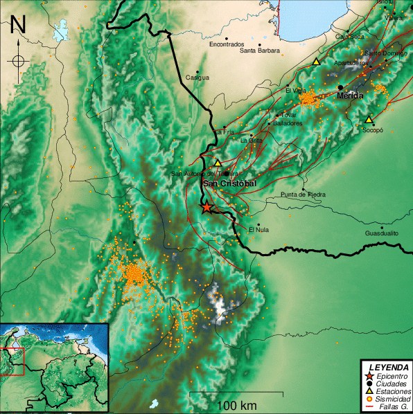 Sismo de magnitud 2.9 al sur de San Antonio del Táchira