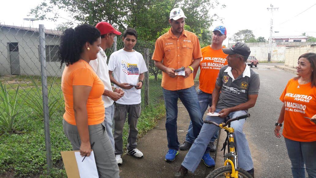 Voluntad Popular recorre parroquias de Maturín llevando mensaje del cambio