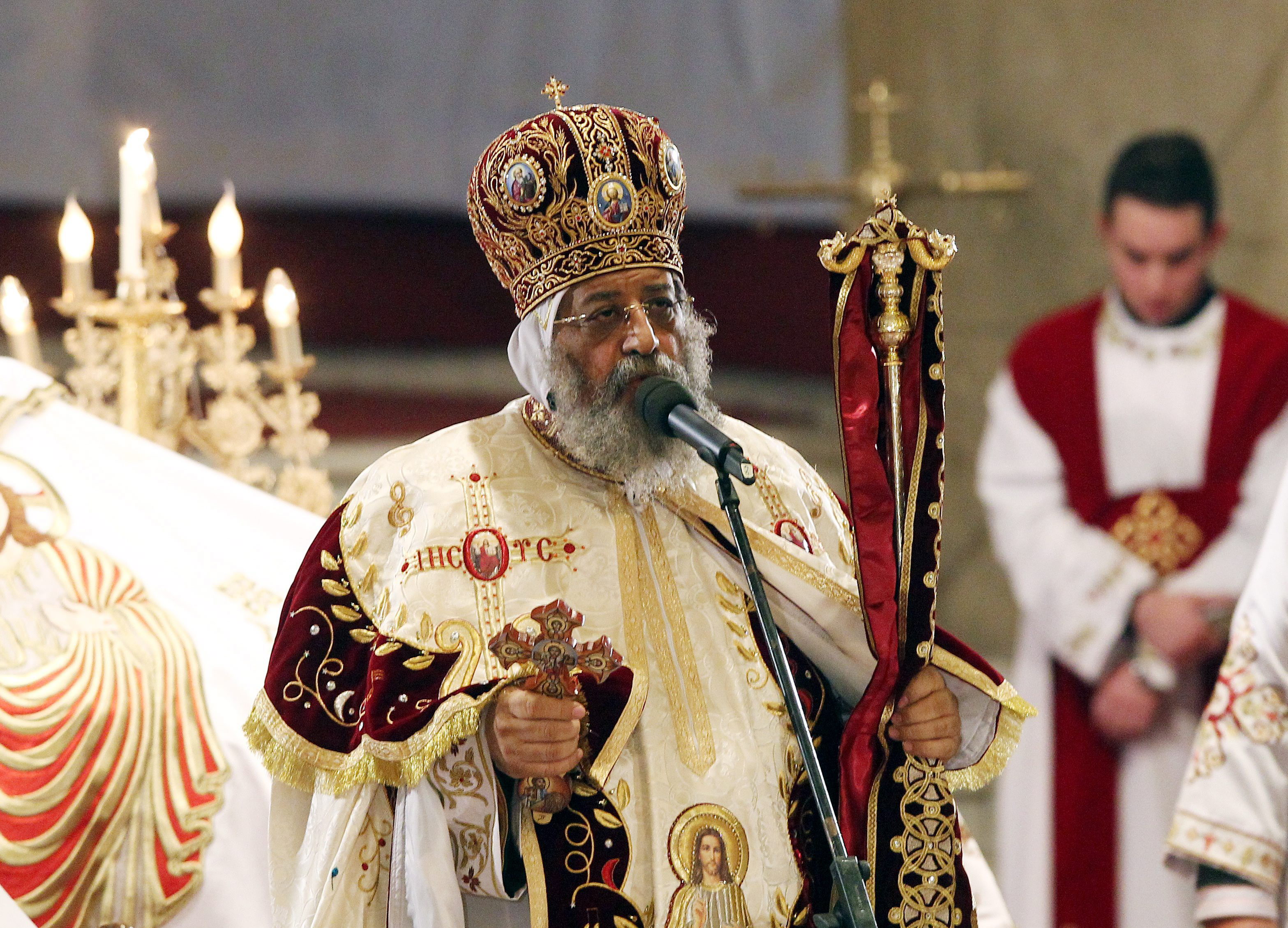 Cristianos coptos egipcios celebran su Navidad bajo extrema vigilancia