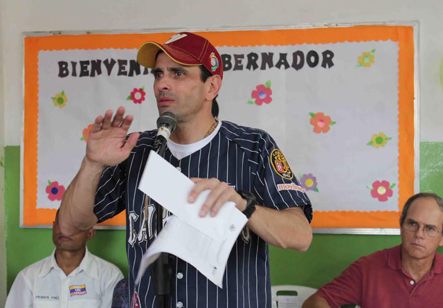 Capriles: Estos carnavales son de crisis