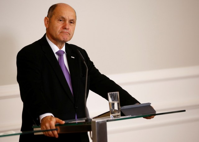 Austria's Interior Minister Wolfgang Sobotka attends a news conference in Vienna, Austria February 28, 2017.  REUTERS/Leonhard Foeger