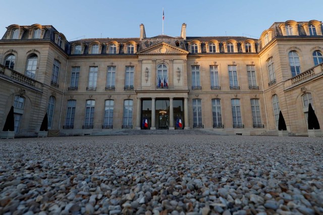 General view of the Elysee Palace, the French President's official residence, in Paris, France, March 28, 2017. Picture taken March 28, 2017. REUTERS/Philippe Wojazer