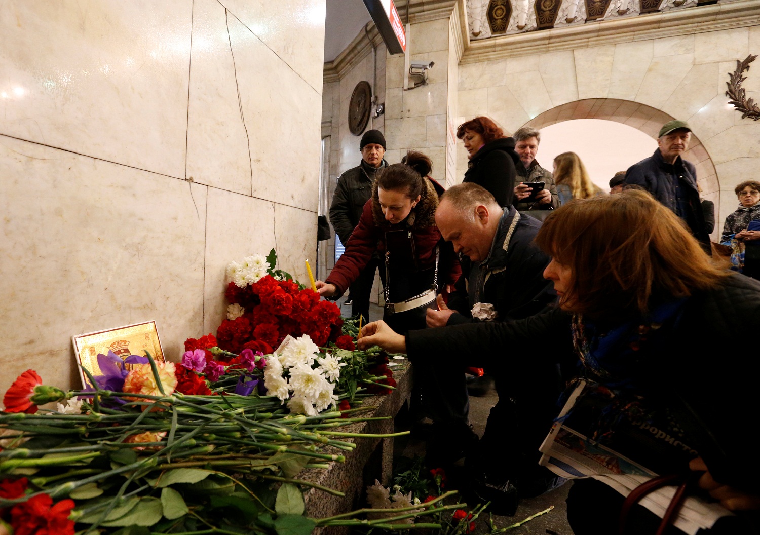 Recogimiento y dolor en San Petersburgo