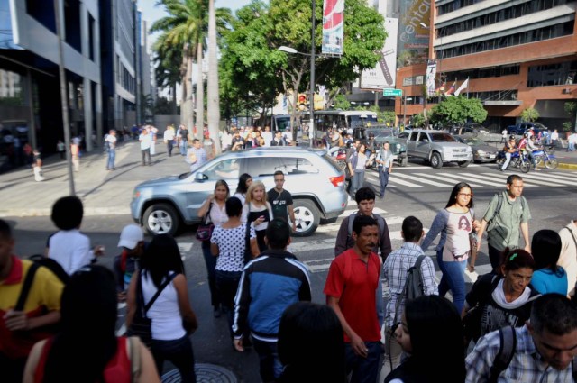 caracas caos sin metro transporte