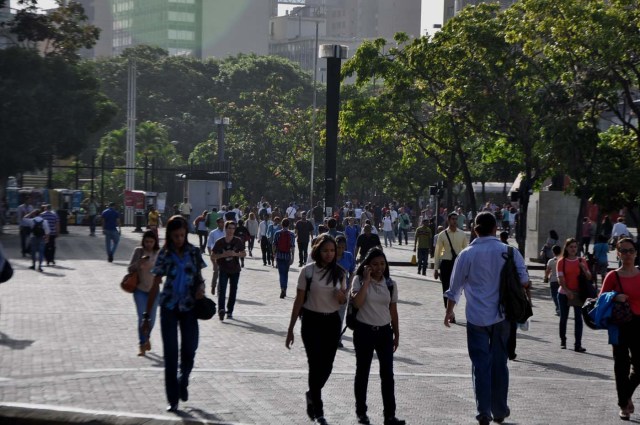 caracas caos sin metro transporte