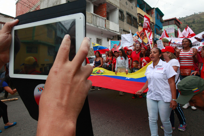 Microcaravana chavista en Catia fue reseñada por la agencia de propaganda oficial (FOTOS)