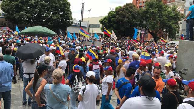 Concentración en Altamira este #1May / Foto @degrafito