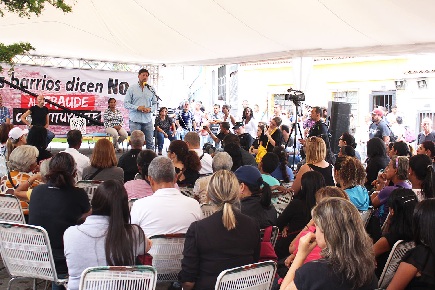 Vecinos de barrios de Sucre dicen No a la Asamblea Nacional Constituyente