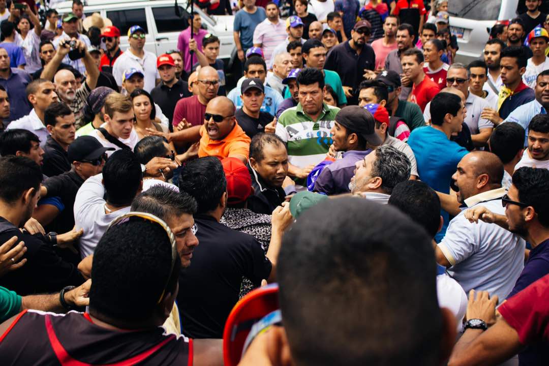 Lincharon a GNB que grababa a las personas en el homenaje a Manuel Sosa en Valle Hondo