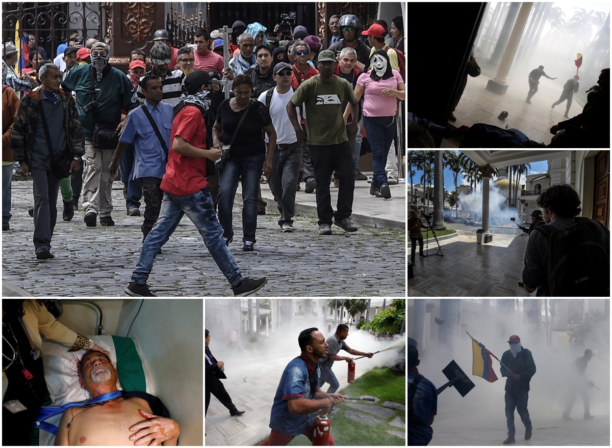 EN FOTOS: Así fue el asalto al Palacio Legislativo #5jul