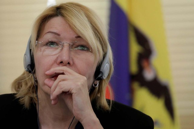 Venezuela's former chief prosecutor Luisa Ortega Diaz attends a meeting with representatives from the Latin American regional trading alliance Mercosur, in Brasilia, Brazil August 23, 2017. REUTERS/Ueslei Marcelino