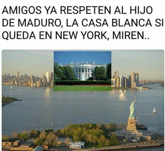 Los memes no lo pelaron… ¿Dónde queda la Casa Blanca Nicolasito?