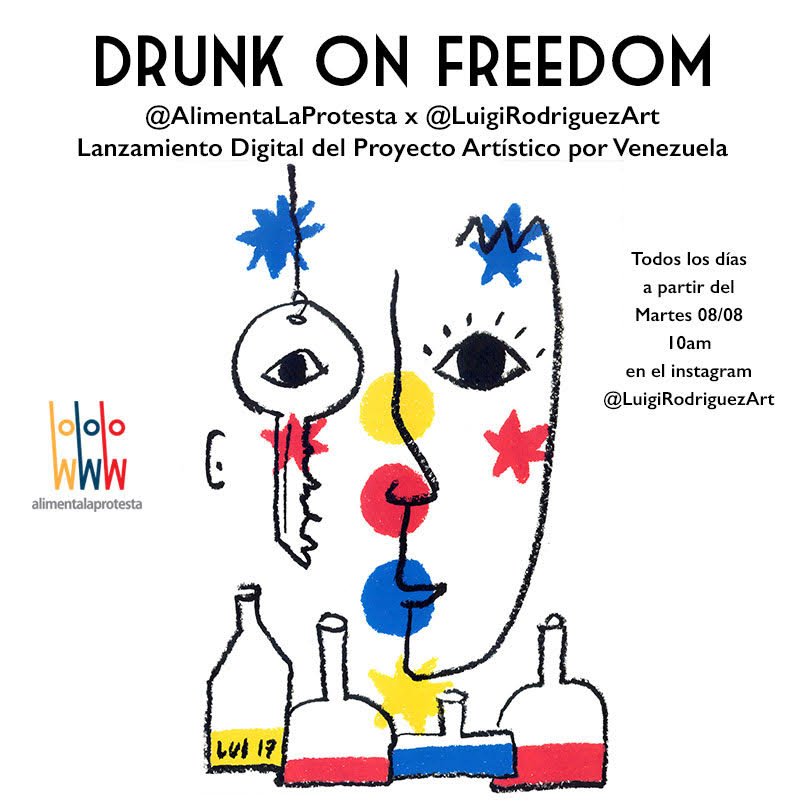 Emborráchate de libertad con la exposición digital de arte ”Drunk On Freedom”