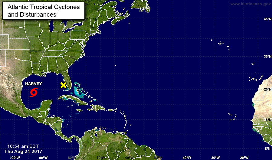 Harvey se convierte en Huracán categoría 1