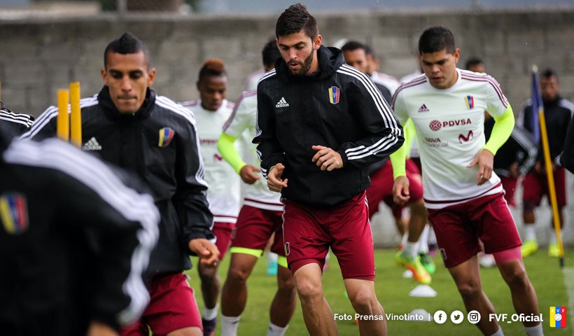 La Vinotinto inició el trabajo con vistas a los partidos ante Colombia y Argentina